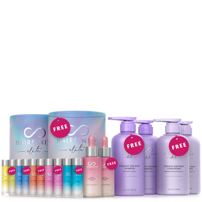 Infinity Growth Kit (Straight & Wavy) BOGO Hairfinity