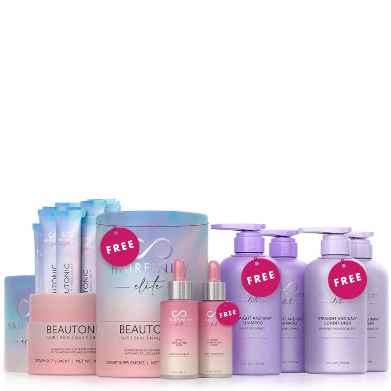 Triple Growth Kit (Straight & Wavy) BOGO Hairfinity