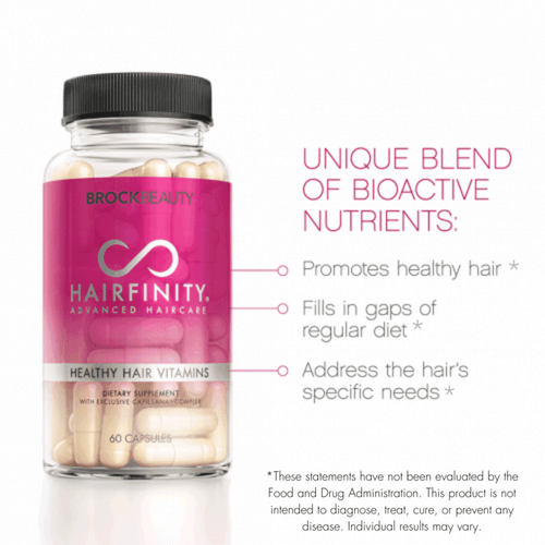 HAIRFINITY Healthy Hair Vitamins 3 Month Supply (Buy 3 Get 1 Free)